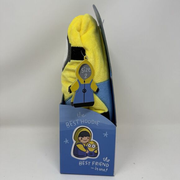Cubcoat 2T Bob Minions Hoodie Jacket Transforming Fleece Plush Despicable Me New - Picture 3 of 10